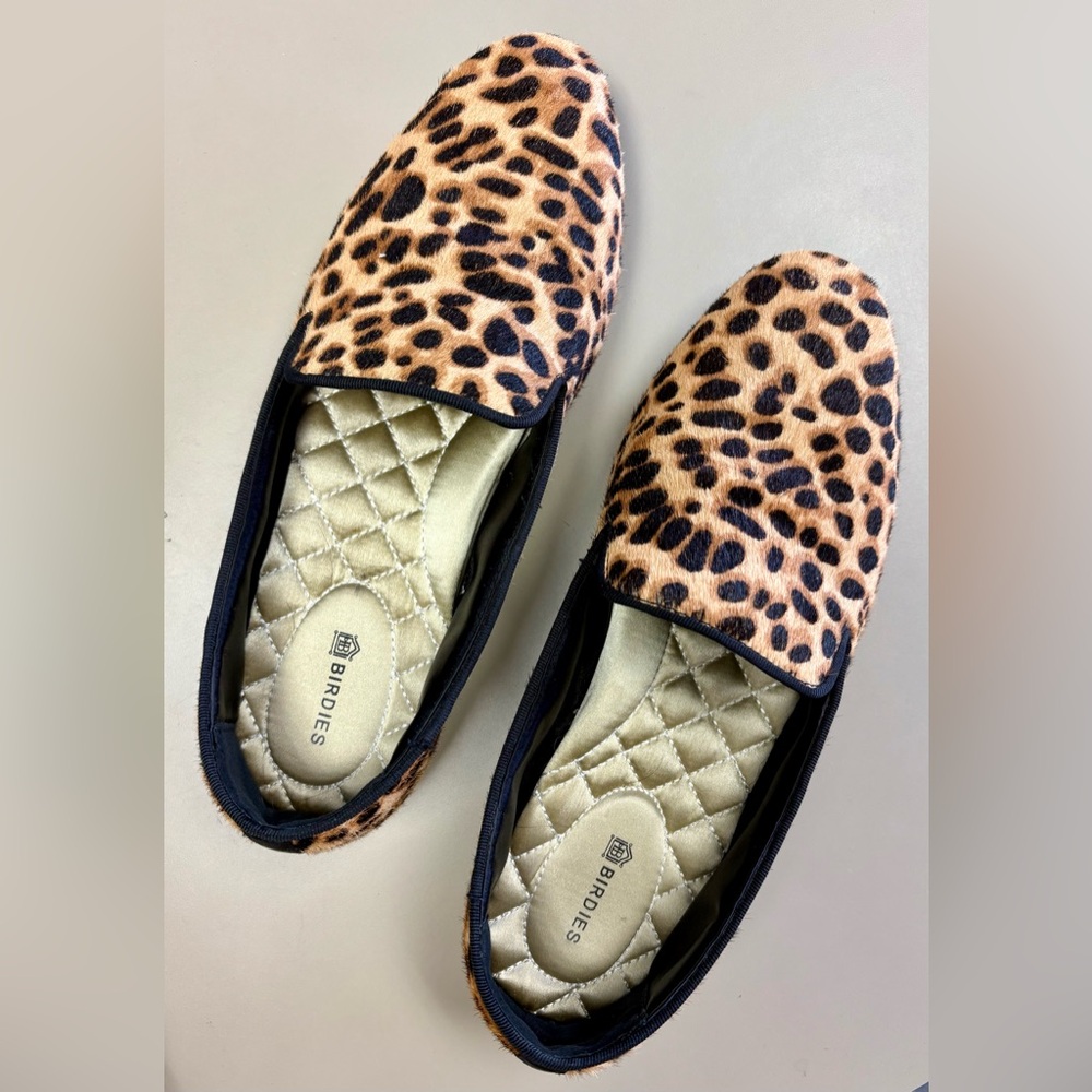 Birdies women’s The Starling Leopard Print haircalf shoes